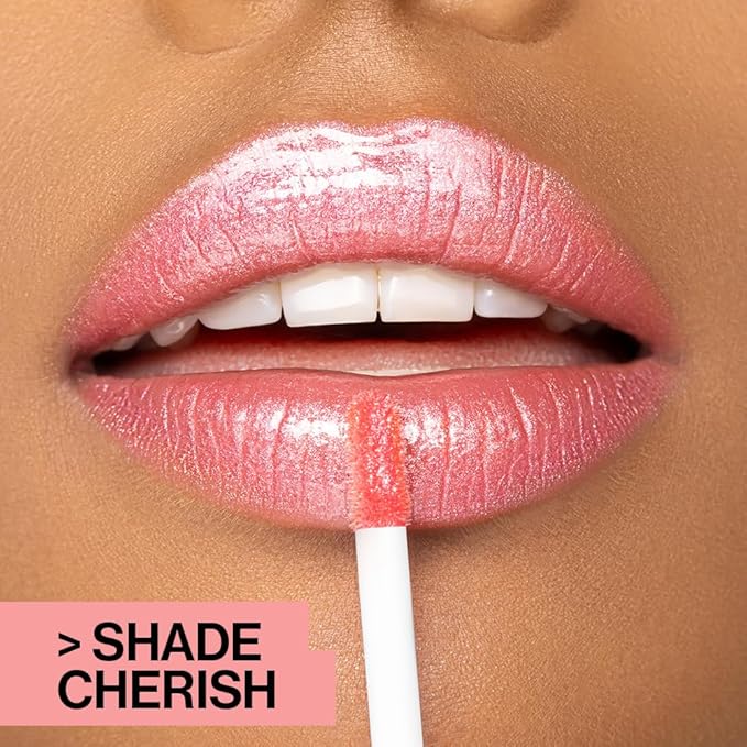 wet n wild MegaSlicks Lip Gloss, Ultra-Glossy, Vitamin-E Enriched, Ultra-Gloss High Shine Moisturizing, Cruelty-Free & Vegan - Crystal Clear