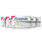 Asepxia Cleansing Bar Baking Soda, Multipack: Deep Skin Cleansing, Acne Fighting with 2% Salicylic Acid, Removes Oil and Dirt, Prevents Imperfections, Suitable for All Skin Types - 4 Oz, 5 Count