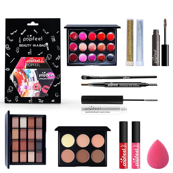 All-in-one Holiday Makeup Gift Set | Full Makeup