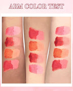 Peel Off Lip Liner Stain Set-4Pcs Matte Lip Stain,Long