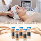 BB Facial Glow Starter Kit Facial Pigment Serum Treatment Kit,Anti-Aging Serum Pigments Set for Micro-needling Skin Treatment 10 Vials 5ml Hyaluronic Acid Ampoule foundation Essence Skin
