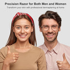 Face Razors for Women, Dermaplane Razor for Women Face, Eyebrow Razor, Facial Razors, Dermaplaning Tool, Gentle Skin Exfoliation Microblades for Sensitive Skin, Peach Fuzz Remover, 10 Count (Coral)