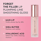 Women's Forget The Filler Lip Plumper Line Gloss, Rosy Outlook, Pink, 0.11 Fl Oz (Pack of 1)
