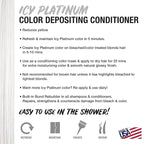Icy Silver Platinum Color Depositing