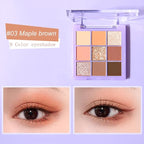 Violet Fairy 9 Color Eyeshadow Palette, Warm Neutrals
