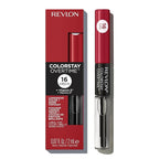 Revlon Liquid Lipstick with Clear Lip Gloss, ColorStay Overtime Lipcolor, Dual Ended with Vitamin E, 140 Ultimate Wine, 0.07 Fl Oz