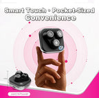 Facial Hair Removal for Women, 3D Floating Blade Rotary Razor, Wet/Dry Electric Shaver, Portable & USB Rechargeable Epilator Hair Remover for Face, Upper Lip, Chin, Arms & Legs (Silver)