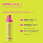 Freeman Moisturizer + Skin Shield, Lightweight Moisturizer, Infused With Aloe Vera & Ceramides To Protect Skin, Soothes & Calms, & Hydrates, Face Serum Relieves Dry Skin, 3 fl.oz./ 89 mL Bottle