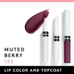 COVERGIRL Outlast All-Day Lip Color with Moisturizing Topcoat, New Neutrals Shade Collection, Muted Berry, Pack of 1