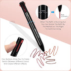 Arqumi Lip Liner - 4 In 1 Lip Liner High Pigmented Smooth Color Liner Retractable Lipstick Pencil,Smudge Proof Lipliner Pencil