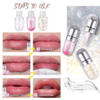 3 Color Scrub Lip Oil Hydrating Tinted Plump Hydrating