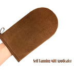 Get a Flawless,Even Tan with Yoseng's 3-in-1 Self Tanning Mitt Set - Includes Body Self Tan Mitt, Tanning Brush for Face, and Self Tanner Back Applicator