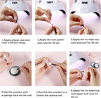 Allstarry Chrome Nail Powder 4 Colors Iridescent Aurora Powder Metallic Mirror Effect Pigment Pearlescent Mermaid Glitter Unicorn Glitter for Nail Art Manicure Decoration Home DIY Salon - Ice Series