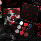 ecofavor Red Goth Eyeshadow Palette - 9 Colors