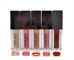 5pcs lip gloss combination set, 4pcs Shiny Lip gloss +1pcs lipstick matte long lasting 24 hours, Lip makeup Gift set