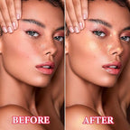 Face Glitter Blush Shimmer Waterproof Highlighter Blusher Powder,Facial