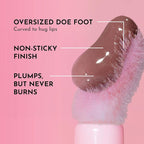 Women's Forget The Filler Lip Plumper Line Gloss, George, Pink, 0.11 Fl Oz (Pack of 1)