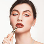 Oulac Color Rich Satin Lipstick Set For Women Red Burgundy Lipsticks High Impact Lipcolor Tinted Lip Balm, Nourishing, Satin Finish, Moisturizing Creamy Formula, Vegan Gluten Free 07+08+15(SET 4)