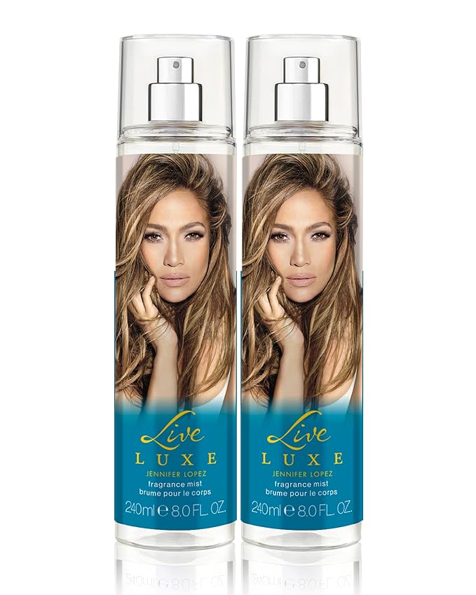 Jennifer Lopez Live Luxe Body Mist, 240ml (8fl oz) Duo Pack (2 Pack)