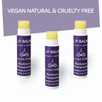 Blackberry Pomegranate Lip Balm Collection, Vegan Lips,