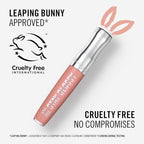 Rimmel London Stay Glossy, 450 Pink About It, Lip Gloss, Non-Sticky, Color and Shine, Up To 6-Hour Wear, Precise Applicator, 0.18oz