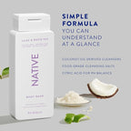Native Body Wash Contains Naturally Derived Ingredients | For Women & Men, Sulfate, Paraben, & Dye Free Leaving Skin Soft and Hydrating | Lilac & White Tea 18 oz - 2 Pk