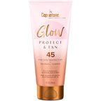 Coppertone Glow Protect and Tan Sunscreen Lotion + Gradual Self Tanner, SPF 45 Sunscreen, 5 Fl Oz Tube