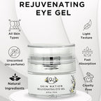 Revitalizing Under Eye Cream, Under Eye Brightener with Plant Based Actives that Boosts Collagen, Eye Cream for Dark Circles Diminishes Fine Lines and Creates Firm Radiant Skin, Eye Cream Anti Aging