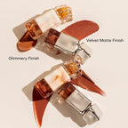 Mistine Makeup Velvet Lip Gloss Matte Lip Cream Liquid Lipstick Softening with Hyaluronic Acid Lip Tint, Non-Sticky Lightweight Lip Color V02 Pink Crush 0.1 fl oz