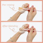 Makeup Mixing Palette Spatula Set, 2PCS Mini Acrylic