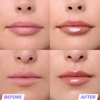 Wonderskin WONDER BLADING Top Gloss - Gold Glitter Lip Gloss, Hydrating and High Shine Finish Lip Makeup (Gold Glitter)