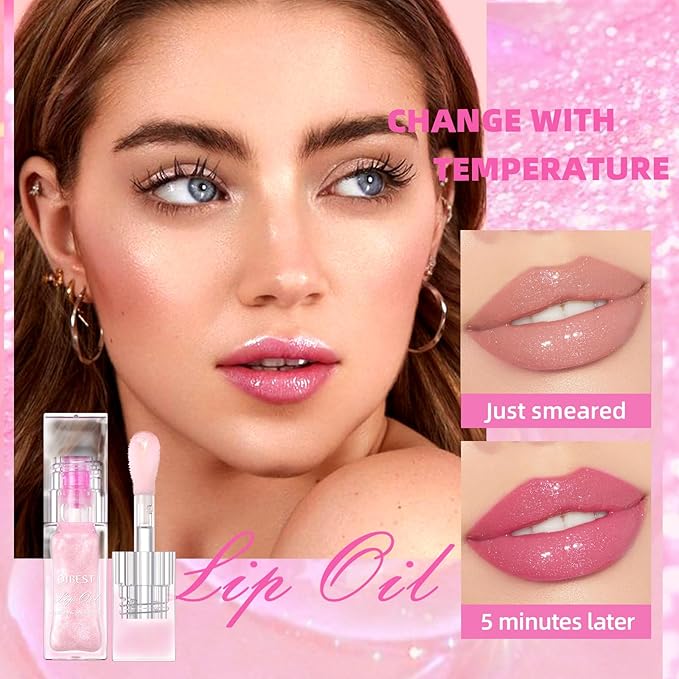 Jolilab Magic Color Changing Lip Oil, Cosmetics Color Magic