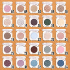 Light Brown Single Glitter Eyeshadow Makeup, Neutral Powde Eye Shadow for Women, Brown Shimmer Singles Eyeshadow Palette Pigmented Waterproof, sombras para ojos,Girls Monochrome Eyeshadows Gift