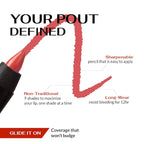 K7L Pink Lip Crayon (Vegan) - Waterproof and Smudge-Proof Cosmetics