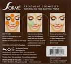 Sorme' Treatment Cosmetics Blotting Paper, Tea Tea, 0.. 5 oz
