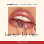 Runway Rogue LuxGloss Lip Gloss, High-Pigment Shimmery Muted-Rose Lip Gloss, ‘Strike a Pose’