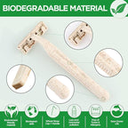 50Pcs Eco-friendly Disposable Razors Men|Safety Razor Dermaplaning Razors for Men & Women Shaving Body Facial Hair Shavers Facial Hair Remover for Women