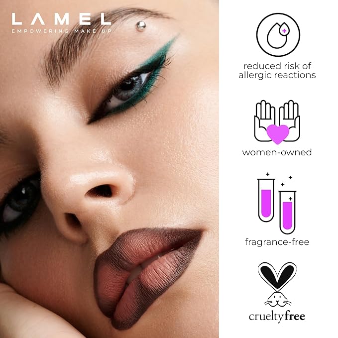 Matte Gel Lip Liner Pencil - Weightless & CreamyTexture - Sharpenable - Longwear & Waterproof - High Pigmented & Flawless Finish - Cruelty-free & Paraben-Free - 403, 1,7g/0.05oz. (Burnt Ocher)