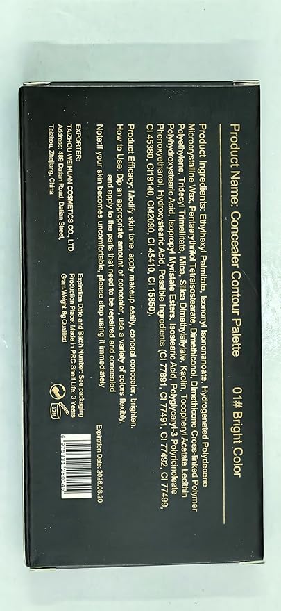 6 Colors Correcting Concealer Palette, Makeup Cream Contour