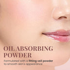 Paul & Joe Pressed Blush Palette Refill Only, Case Sold Separately, Oil-Absorbing Blush Powder, Bi-Color Face Blushes with Fitting Veil Powder, Light Pink and Light Orange, 02 Confiserie, 0.17 oz