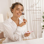 Jessup Makeup Brushes Set 14pcs Highend Makeup Gift Set for Women Include Foundation Concealer Blush Contour Powder Eye Shadow Brush, Makeup Sponge, Makeup Brush Cleaner and Towel, Pearl White T333