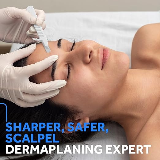 Disposable 14R Dermaplaning Razors - Pack of 20 Dermaplane Razor for Women Face, Dermaplaning Tool for Face, Dermaplane Scalpels