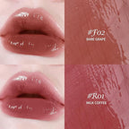 KIMUSE Gleamy Gloss Lip Stain Set, Long-lasting Lightweight Glow Lip Tint, Non-sticky Moisturizing Juicy & Glossy Finish