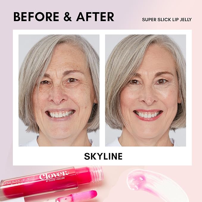 Clover Super Slick Lip Gloss | Non Sticky Lip Jelly, Moisturizing And Hydrating Pigmented Lip Gloss | Cruelty-Free & Vegan Lip Makeup | Shade - Go To