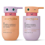 Evereden Kids Haircare Set: Hair Detangling Shampoo & Conditioner for Children Ages 3+, Plant Protein Peptides & Argan Oil, Vegan, Free from Sulfate, Paraben, Phthalate & Petrolatum