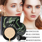 Air Cushion CC Cream Mushroom Head Foundation, Moisturizing Concealer (Nude)