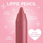 ColourPop Lippie Lip Pencil Vault - High-Pigment, Long-Lasting & Sharpenable Lip Liner with High-Impact Color - Vegan, Cream Formula with Precise Application - Bring the Heat (0.04 oz)
