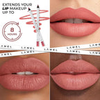 Matte Gel Lip Liner Pencil | Weightless & CreamyTexture - Sharpenable - Longwear & Waterproof - High Pigmented & Flawless Finish - Cruelty-free & Paraben-Free, 408, 1,7g/0.05oz. (Rose Plum)