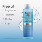 Eucerin Face Gentle Cleansing Hydrating Micellar Water, Face Cleanser and Makeup Remover with Hyaluronic Acid, 13.5 Fl Oz Bottle