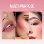 KYDA Liquid Blush, Matte Tinted for Cheeks, Lasting Dewy Finish, High Pigment Soft Creamy Blush, Blendable Lightweight Cover-Cool Pink